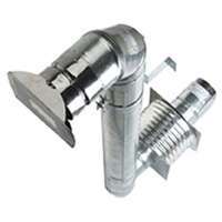 SELKIRK 283870 Pellet Stove Kit, Thru-The-Wall, Stainless Steel