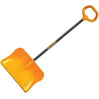 TRUE TEMPER 1649800 Snow Shovel, 18-1/2 in W Blade, 13-1/2 in L Blade, Combo Blade, Polyethylene Blade, 51 in OAL