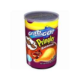 Pringles KEE18365 Potato Chips, Barbecue Flavor, 2.5 oz Can