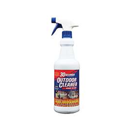 30 SECONDS 1Q30S6P Outdoor Cleaner, 1 qt Spray Bottle, Liquid, Light Yellow