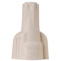 GB Hex-Lok 19-1H1 Wire Connector, 22 to 8 AWG Wire, Copper Contact, Thermoplastic Housing Material, Tan