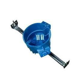 Carlon BH525H Ceiling Box, 4 in W, 4 in D, 3 in H, 1 -Gang, Polycarbonate, Blue