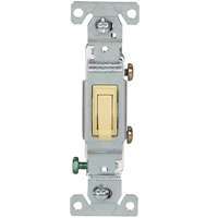 Eaton Wiring Devices C1301-7V Toggle Switch, 15 A, 120 V, Push-In Terminal, 5-20R, Polycarbonate Housing Material
