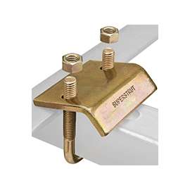 SuperStrut ZU501-10 Beam Clamp, Steel, Gold, Galvanized
