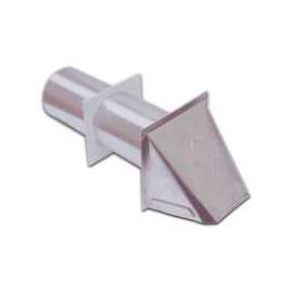 Lambro 344 Preferred Hood Vent, 6 in W Hood, 4.76 in H Hood, 4 in Duct, Aluminum Hood