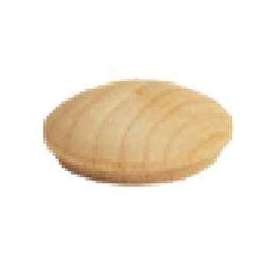 Waddell 8400.38 OAK CS Screw Hole Button, Oak Wood