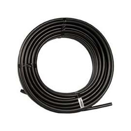 Raindrip 061005P Drip Watering Hose, 0.69 in ID, 50 ft L, Polyethylene, Black