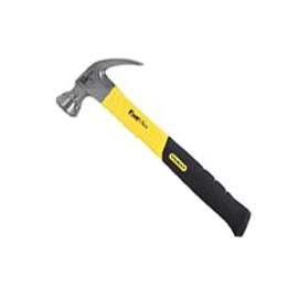 STANLEY 51-505 Graphite Nailing Hammer, 16 oz Head, Curved Claw Head, HCS Head, 13 in OAL
