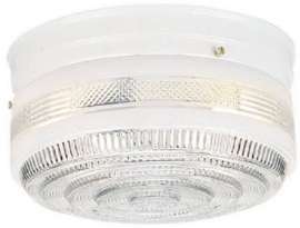 9"WHT Drum Ceil Fixture