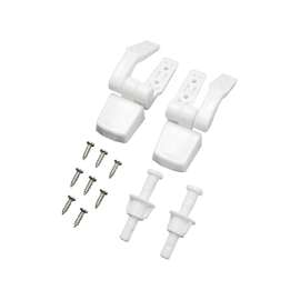 Plumb Pak PP835-34 Seat Hinge, Universal, Plastic, White