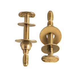 Plumb Pak PP830-49 Bolt Set, Snap-Off, Brass