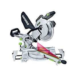 Genesis GMSDR1015LC Miter Saw, 10 in Dia Blade, 3 x 12 in at 0 x 90 deg, 3 x 8-1/4 in at 45 x 90 deg Cutting Capacity