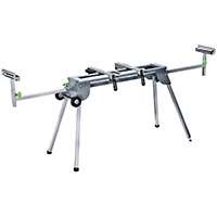 Genesis GMSS400W Miter Saw Stand, 400 lb, 41-1/4 to 110 in W Stand, 32-1/4 to 39 in H Stand, Steel