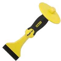 FATMAX FMHT16468 Floor Chisel, 3 in Tip, Flat Tip, 5.11 in Handle, Ergonomic Handle, Rubber Handle, Steel