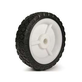 DH CASTERS W-PH50100P4 Hub Wheel, Light-Duty, Rubber, For: Lawn Mowers, Garden Carts and Other Portable Equipment's