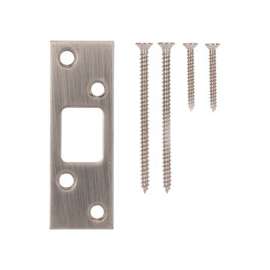 ProSource HSH-002SN-PS Security Strike, Steel, Satin Nickel, 3-5/8 in H, 1-1/4 in W