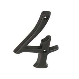 Schlage SC2-3046-716 House Number, Character: 4, 4 in H Character, Bronze Character, Solid Brass