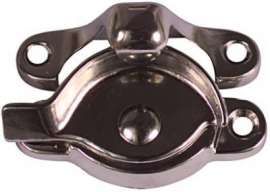 Nickeltone Sash Lock