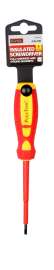 Plextool 3/16"x4" Slotted Insulated Electrical Magnetic Screwdriver (4.0x100) (PLX00280)