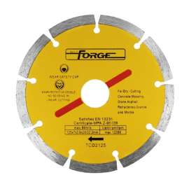segmented diamond blade dry5"(125mm);suitable for dry cutting tiles,paving slabs,breeze blocks and brickwork etc