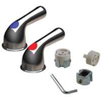 Danco 80022 Faucet Handle, Zinc, Chrome Plated, For: Universal Two Handle Kitchen, Lavatory and Tub/Shower Faucets