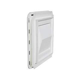 BUILDER'S BEST 111716 Vent Hood Faceplate, Plastic, White, Woodgrain