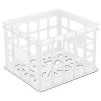 MILK CRATE 15X13X10 WHT