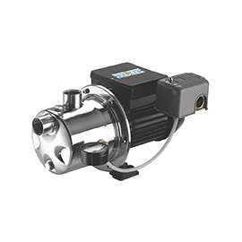 Burcam 506518SS Jet Pump, 7.6/3.8 A, 115/230 V, 0.75 hp, 1 in Connection, 25 ft Max Head, 900 gph, Stainless Steel