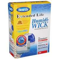 BestAir D88 Wick Filter, 8-3/4 in L, 2-3/4 in W, White