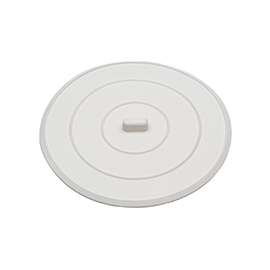 Danco 89042 Sink Stopper, Flat Suction, Rubber, White, For: Universal Bathroom and Kitchen Sink