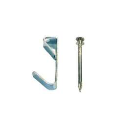 ProSource PH-121005-PS Picture Hanger, 5 lb, Steel, Zinc, Zinc, Nail-In Mounting