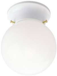 6" WHT Ceil Fixture