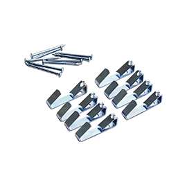 ProSource PH-121010-PS Picture Hanger, 10 lb, Steel, Zinc, Zinc, Nail-In Mounting