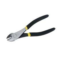 STANLEY 84-105 Diagonal Cutting Plier, 6-3/16 in OAL, 25 mm Cutting Capacity, Black Handle, Double Dipped Handle