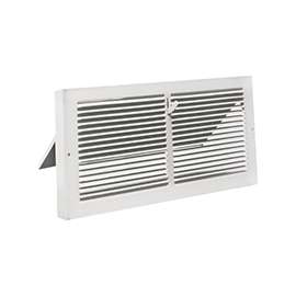 Imperial RG0111 Baseboard Register, 20 deg Air Deflection, Steel, White