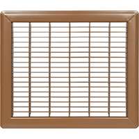 Imperial RG1109 Air Grille, 6 in L, 12 in W, Steel, Brown