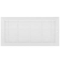 Imperial RG3010 Sidewall Grille, 13-1/4 in L, 7-1/4 in W, Polystyrene, White
