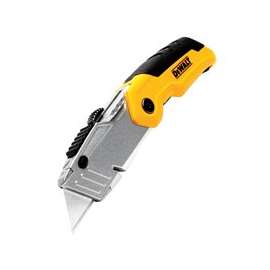 DeWALT DWHT10035L Utility Knife, 2-1/2 in L Blade, Stainless Steel Blade, Long Handle, Black/Yellow/Silver Handle