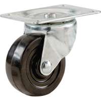 Shepherd Hardware 9477 Swivel Caster, 2 in Dia Wheel, 7/8 in W Wheel, Rubber Wheel, 90 lb