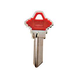 HY-KO 13005SC1PR Key Blank, Brass/Plastic, For: Schlage Cabinet, House Locks and Padlocks