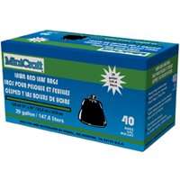 VULCAN FG-03812-05 Lawn and Leaf Bag, 39 gal Capacity, Black