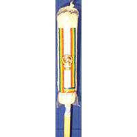 Zephyr ShineUp 11021L Deck Mop, 20 oz Headband, 54 in L, Cotton/Synthetic Mop Head, Metal Handle