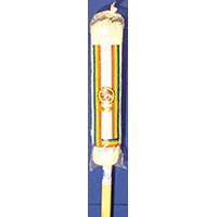 Zephyr ShineUp 11032L Deck Mop, 32 oz Headband, 54 in L, Cotton Mop Head