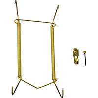ProSource PH-122052-PS Plate Hanger, Brass, Polished Brass, 30 lb