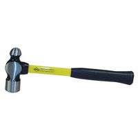 Classic Ball Pein Hammer, Fiberglass Handle, 13 in, Carbon Steel 20 oz Head