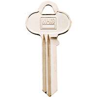 HY-KO 11010CO62 Key Blank, Brass, Nickel, For: Corbin Russwin Cabinet, House Locks and Padlocks