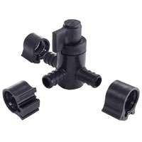 Flair-It 30914 Bypass Valve, 1/2 x 1/2 x 1/2 in Connection, PEX, 100 psi Pressure, Polysulfone Body