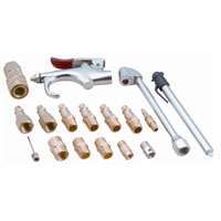 Vulcan CC910 Air Tool Accessory Kit, Brass/Steel, Brass/Chrome, Brass/Chrome