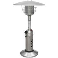 Seasonal Trends HPS-C-SS Portable Patio Heater, Liquid Propane or Butane Gas Only, Electric Ignition, 11000 Btu