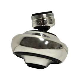 Danco 10501 Swivel Sprayrator, 15/16-27 x 55/64-27 Male x Female Thread, Brass, Chrome Plated, 1.5 gpm
